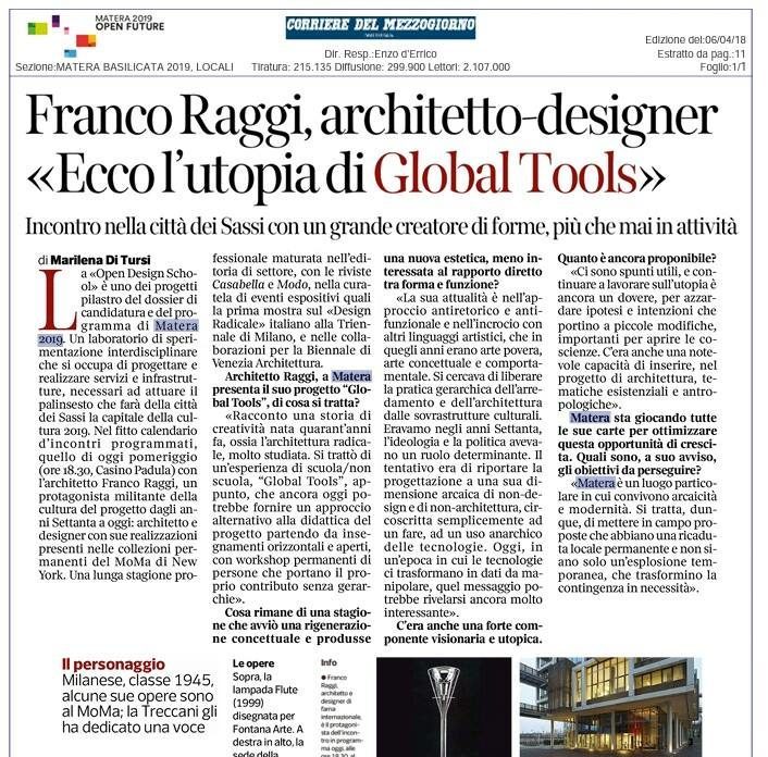 Ecco l'utopia di Global Tools